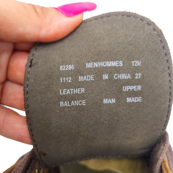 Clarks Bushacre Boots 12 Brown Tan Sand Distressed Desert Chukka Leather Beeswax - Picture 9 of 10